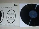 MORINI & POMMERS Brahms 2 Sonatas for Violin + Piano LP Westminster XWN 18592