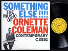 ORNETTE COLEMAN Something Else LP CONTEMPORARY C 3551 US '58 MONO Don Cherry