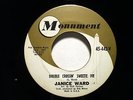 JANICE WARD DOUBLE CROSSIN' SWEETIE PIE MONUMENT   TEEN POPCORN 45 RPM