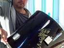 VENOM ABADDON STAGE USED VIKING DRUM SHELL SIGNED HAMMERSMITH ODEON 1 JUNE 1984