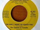 CAPTAIN & TENNILLE - THE WAY I WANT TO TOUCH YOU - BUTTERSCOTCH CASTLE 45