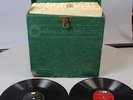 Amfile Platter- Pak Case with 30 78 RPM Records Let It Snow Vaughn Monroe