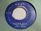 SCOTT WOOD Chicken Rock 45 BEAT crazy mad mike rocker VG plays great