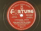 John Brim 78 STRANGE MAN / MEAN MAN BLUES   Fortune VG++ blues