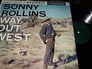 SONNY ROLLINS : WAY OUT WEST LP CONTEMPORARY S 7530 USA