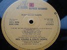 Neil Young Rust Never Sleeps A2/B1 EX/EX PLAYS EX INNER INSERT  UK LP