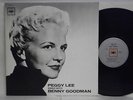 PEGGY LEE sings with Benny Goodman JAPAN Only Diff cover LP CBS 1966 EX XM-5