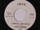 LITTLE BERNIE & CAVALIERS: Lonely Soldier / The Waddle 45 (dj) Soul