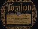 CLARENCE WILLIAMS ORCHESTRA Old Street Sweeper VOCALION 2736 E-- RARE Jazz 10