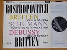 DECCA SXL 2298 ED1 Rostropovich plays Britten, Debussy and Schumann