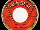 Northern Soul 45 THE COMMANDS Hey It's Love BACK BEAT DJ hear