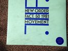 New Order Movement LP Clear Vinyl