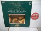 ARTHUR GRUMIAUX violin - ARCANGELO CORELLI 12 Sonatas - PHILIPS - Rare 2LP.