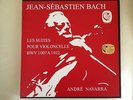 ANDRE NAVARRA - UNACCOMPANIED BACH SOLO CELLO SUITES CALLIOPE 3 LP BOX NM RARE