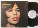 Performance Mick Jagger Rolling Stones White Label Promo LP
