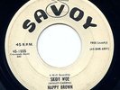 Nappy Brown RARE R&B Tittyshaker PROMO 45 rpm Record SAVOY 1555 Skidy Woe HEAR
