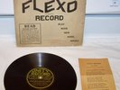 RARE 1920s FLEXO RECORD ON MYTHICAL UNITY LABEL + CARDBOARD SLEEVE AND INSERT $