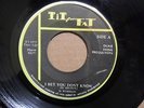 D ROBINSON I Bet You Don't Know TIT FOR TAT Roots Reggae 7