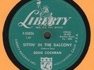 Eddie COCHRAN - Sittin in the Balcony/Dark Lonely Street - LIBERTY 55056 - MINT