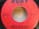 SAM E. SOLO northern soul 45 Love Is Not A Game/Tears Keep Falling   Ruby