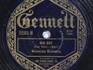 78 RPM -- Wolverine Orchestra (Bix Beiderbecke), Gennett 5565, V