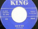 THE HI-FI FOUR 45 Band of Gold / Davy, You Upset My Life KING Doo Wop RARE #T304