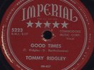 78 RPM RARE SAXXY-R&B BY TOMMY RIDGLEY ON IMPERIAL 5223 MUST SEE / EE-