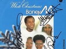 Single Rarität Boney M. Zion`s Paradise White Christmas mit Autogrammen