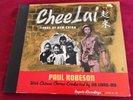 Paul Robeson: Chee Lai, Songs Of New China, Keynote 109, 3 X 78 Set