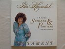Testament vinyl original Ida Haendel plays Bach solo violin sonatas