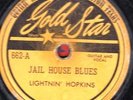 78-BLUES-LIGHTNIN' HOPKINS-JAIL HOUSE BLUES/