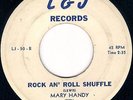 RARE EARLY R&B DOO-WOP MARY HANDY Rock 'n roll shuffle L&J LISTEN