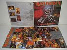 IRON MAIDEN - A Real Dead One LP  family tree poster  1993 Orig 1st press COREA