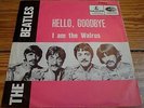 THE BEATLES - HELLO GOODBYE / I AM THE WALRUS rare Belgium Parlophone PS 45 7