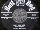 Chance Halladay - Bury Me Deep / Lucy Me - Bulldog 1959 - Popcorn / Northern NM