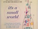 It's A Small World WALT DISNEY at the WORLD'S FAIR Disneyland Record 1964