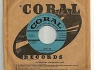 ROCKABILLY -BUDDY HOLLY - RAVE ON  -HEAR BOTH- 1958 PROMO CORAL