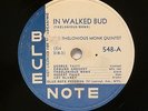 78 - Blue Note Records - Thelonious Monk Quintet - In Walked Bud / Epistrophy