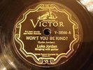 BLUES LUKE JORDAN Won't You Be Kind?/My Gal's Done Quit Me VICTOR 38564