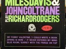 MILES DAVIS & JOHN COLTRANE play richard rodgers VG+ PRST 7322 Stereo USA 1963