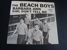 THE BEACH BOYS BARBARA ANN 45 W/ PICTURE SLEEVE PS