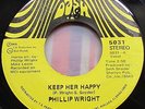 Rare Modern Soul Boogie PHILLIP WRIGHT Keep Her Happy DASH 5031 Stock