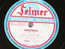 STUFF SMITH TRIO   SELMER   MY THOUGHTS & HALFWAY    NICE    78 RPM