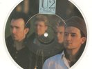 U2 SINGLE PICTURE DISC PRIDE UK ISP202 CLEAR RIM  HARD TO FIND