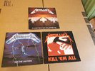 Metallica Kill em All Ride the Lightning Master of Puppets vinyl records