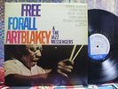 ART BLAKEY & JAZZ MESSENGERS - FREE FOR ALL LP BLUE NOTE 1964 NY EAR ORIGINAL