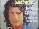 autographe de mike brant 45t dédicacé tout donné tout repris signed signature