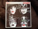 Kiss Dynasty signed by all 4 original members in silver NM REALLY AWESOME