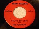 GARAGE PUNK THE MONARCHS You've Got Love/Midnight Hour BRUNO 552