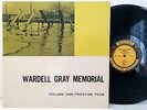 Wardell Gray - Memorial Vol 1. Orig US 446w 50th street N.Y.C. RVG Deep Groove